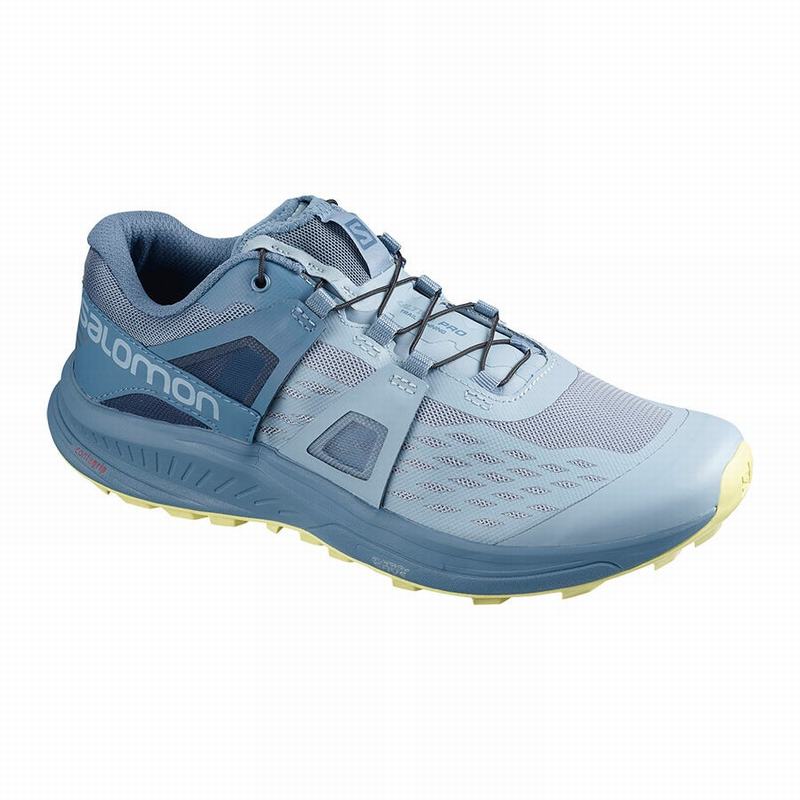 Zapatillas Trail Running Salomon Mujer Gris Azules - Salomon Argentina ULTRA W /PRO ,948563-WDQ